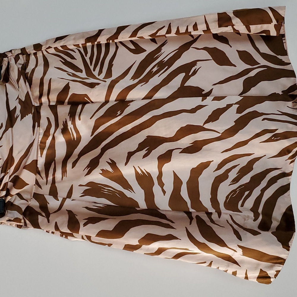 Marc Jacobs Fully Lined Silk & Cotton Blend Pocketed Skirt